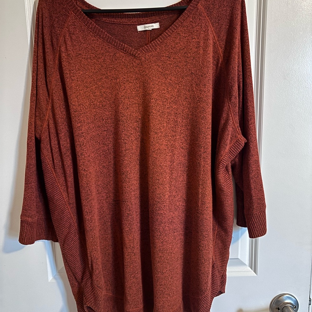 Maurices Burnt Orange Knit Sweater